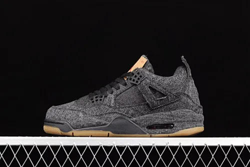 All categories Air Jordan Jordan series basketball shoes Air Jordan 4 G version Levi's x Air Jordan 4 AJ4 Joe 4 Levi's joint tannin black AO2571-001